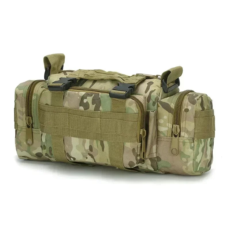 Duffel Waist Bag Molle Waterproof Fanny Packs Camera Bag EDC Utility Pouch Crossbody with Shoulder Strap Hand Carry