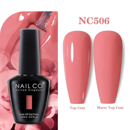 NAILCO 131Colors Vernis Semi Permanent UV Varnish Gel Nail Polish Nails Art Gel Manicure TOP BASE Varnish Hybrid