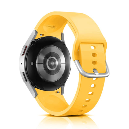 Silicone Strap For Samsung Galaxy Watch 7 6 5 4 44mm 40mm pro 45mm Sport 20mm Watchband Bracelet Galaxy Watch6 Classic 43mm 47mm