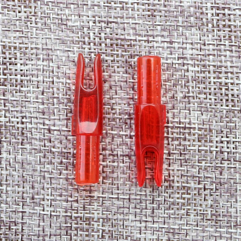 50pcs Arrow Nocks For Carbon Arrow Shaft I.D 6.2mm Plastic Arrow Tails DIY Arrow Knocks Replacement Archery  Hunting shooting