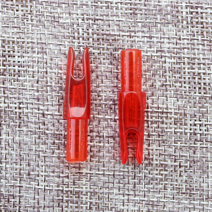50pcs Arrow Nocks For Carbon Arrow Shaft I.D 6.2mm Plastic Arrow Tails DIY Arrow Knocks Replacement Archery  Hunting shooting