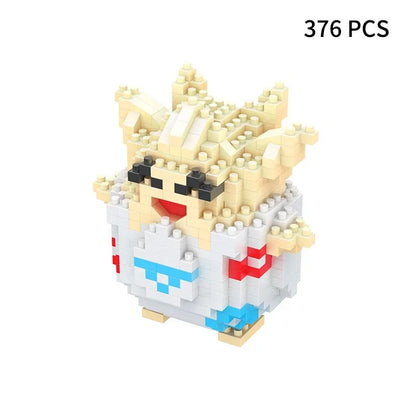 Building Blocks Assembly Anime Picachu Charizard Doll Blastoise Bulbasaur Gengar Bricks Figures Toy for Kid Gift hot