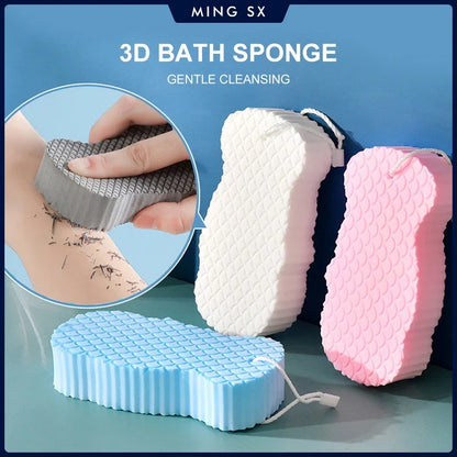 Soft Bath Sponge Brush Exfoliating Dead Skin Sponge For Kids Massager Cleaning Shower Brushes Peeling Fish Scale Sponge Rub