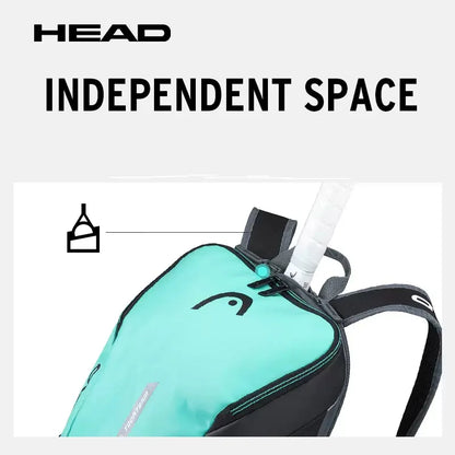 HEAD Tour Team Series Tennis Backpack Large Capacity With Shoe Compartment Racket Room Rackets Bag