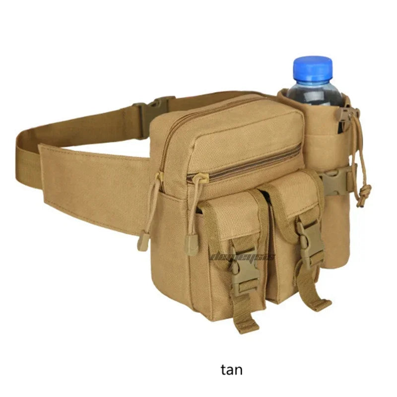 Tactical Gun Waist Bag Holster Chest Training Hiking Shooting Hunting Pistol Holster Bag Cs Airsoft Paintball Combat Bags