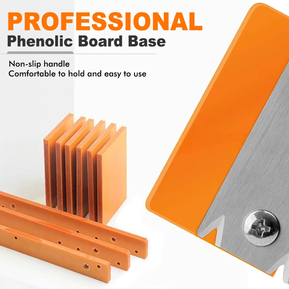 Manual Edge Trimmer Right Angle Woodworking Plane Edge Sealing Blade Wood Chamfer and Rounded Blade Woodworking Hand Tool