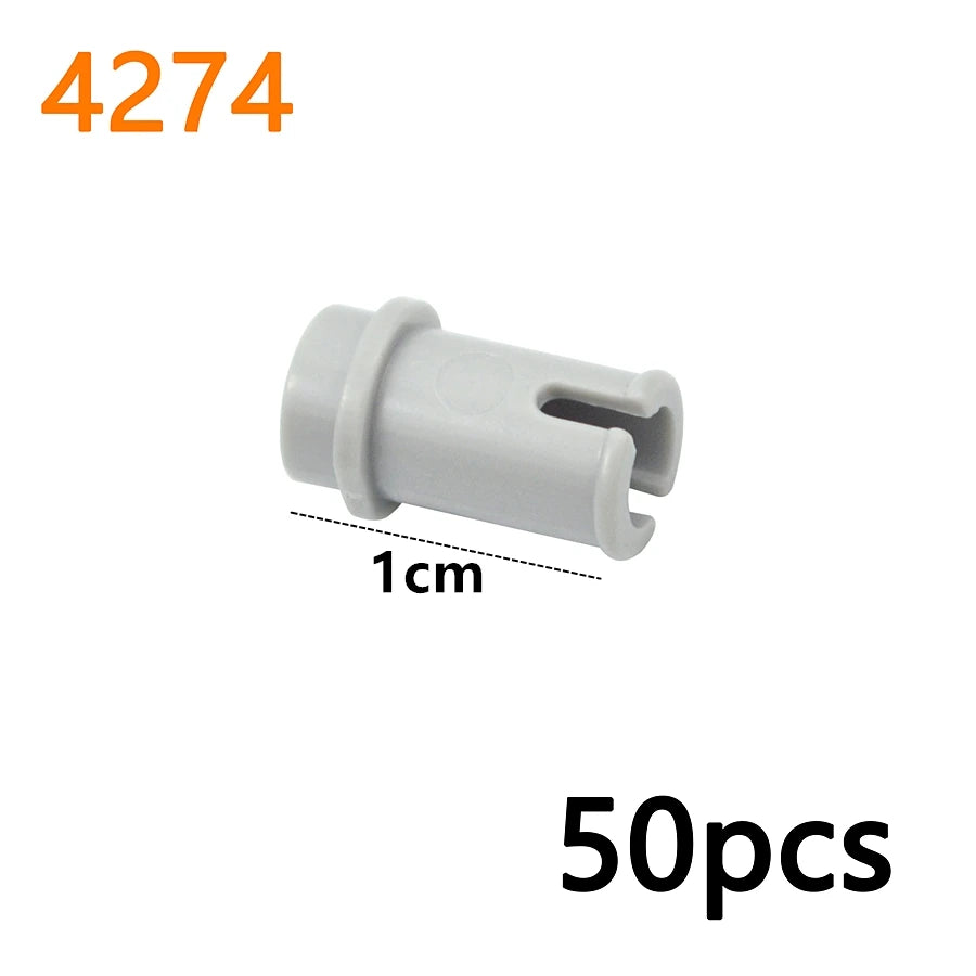 MOC Bolt Pin with Friction Peg Cross Axle Technical Building Blocks DIY Connector Bricks Compatible 2780 3673 77765 32556  32054