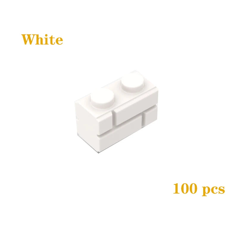 DIY Building Blocks Figures City MOC Thick Wall Bricks Educational Creative Toys for Children Size Compatible with All Brands