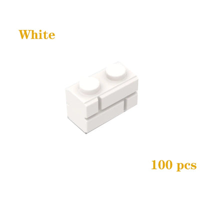 DIY Building Blocks Figures City MOC Thick Wall Bricks Educational Creative Toys for Children Size Compatible with All Brands