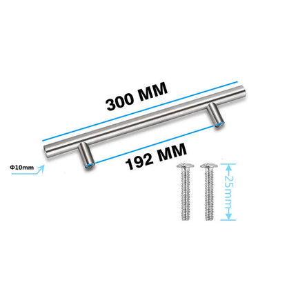 Black Gold Cupboard Handle Brushed Stainless Steel Kitchen Cabinet Door Knob Furniture Drawer Pull  Hardware Pulls  Bar Handle