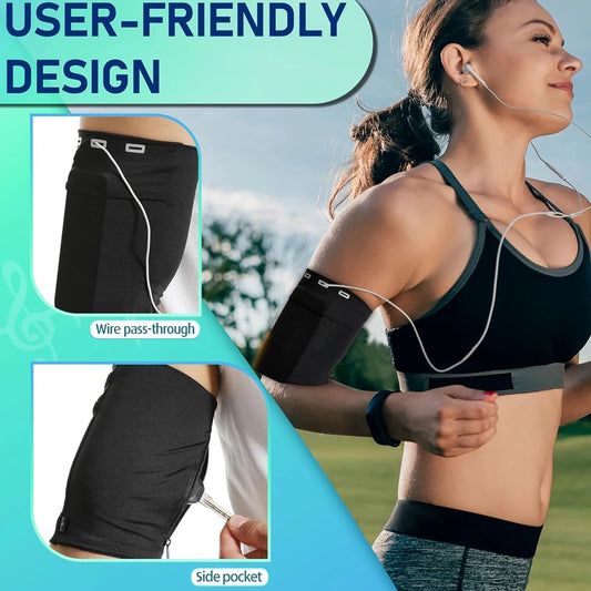 1pc Running Mobile Phone Arm Bag Universal Breathable Sports Accessories Armband Jogging Bag Phone Armband Case Outdoor Arm Bag