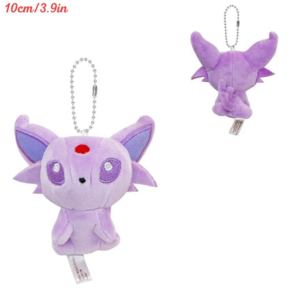 Eevee Umbreon Sylveon Espeon Vaporeon Plush Toys Sylveon Keychain Gengar Duskull Haunter Flareon Stuffed Peluche Doll Gifts Kids
