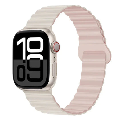 Magnetic Strap For Apple Watch Bands 46mm 42mm 49mm 45mm 44mm 41mm Silicone Sport Bracelet iWatch Series ultra 10 9 8 7 6 5 SE