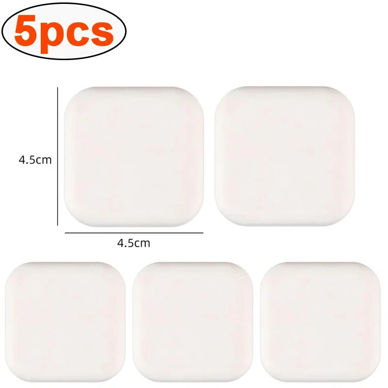 5pcs Door Stops Silicone Door Stop Handle Cushion Home Decoration Wall Protection Mat Hardware Improvement