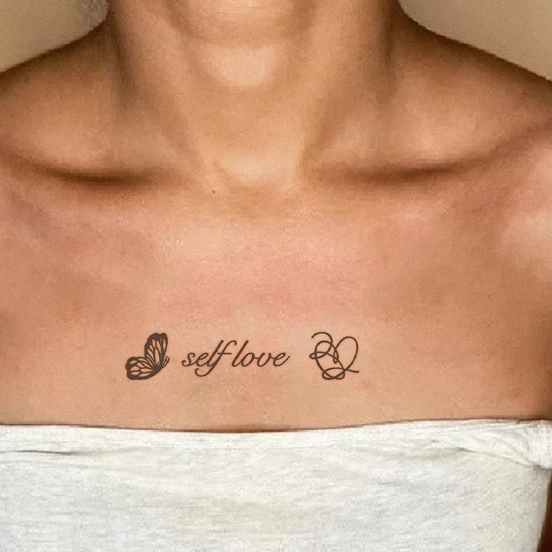 1 Stück wasserdichte temporäre Tattoo-Aufkleber mit kleinem Muster, langlebig und wasserdicht für ein bis zwei Wochen, für Arm und Bein.