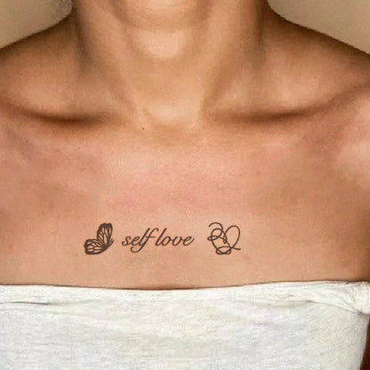 1 Stück wasserdichte temporäre Tattoo-Aufkleber mit kleinem Muster, langlebig und wasserdicht für ein bis zwei Wochen, für Arm und Bein.