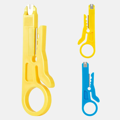 Cable Stripping Wire Cutter Crimping Tool Multi Stripper Knife Crimper Pliers Mini Portable Decrustation Electrical Straight