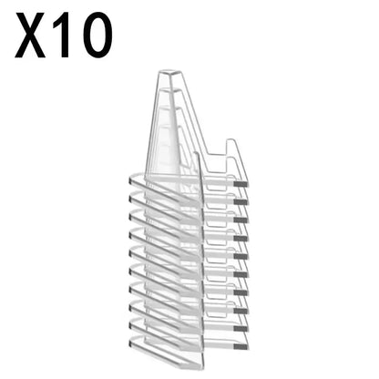 30-1PCS Triangular Card Display Stand Mini Acrylic Idol Photo Picture Holder Stands for Coin Sports Trading Cards Display Racks