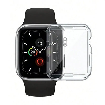 TPU Screen Protector Case for Apple Watch Series 9 8 7 SE 6 5 4 3 Bumper Cover Accessories for Iwatch 45mm 41mm 44mm 40mm 42mm