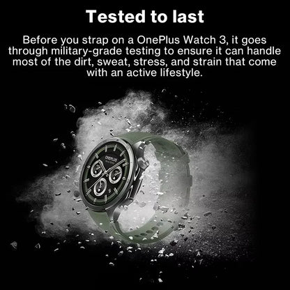 Global Version OnePlus Watch 3 Smart Watch 1.50inches LTPO  AMOLED Display Snapdragon W5 Processor Dual Frequency GPS Wear OS