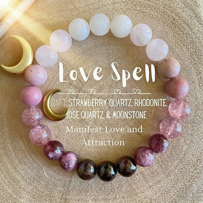 Pink Amethyst Bracelet Cubic Self Love Braclet Couple Love Gifts Beautiful Jewelry Real Natural Stone Beaded Bangles Handmade