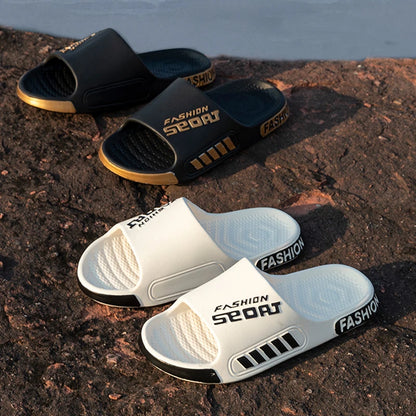 Men Women Outdoor Soft EVA Slippers Thick Bottom Couple Summer Home Sandal Anti-Slip Indoor Casual Bathroom Shower Flip Flops