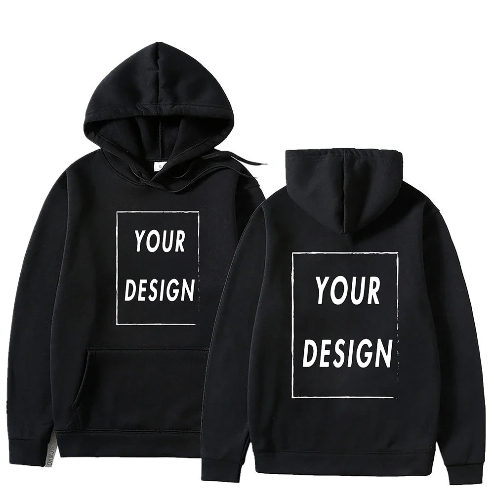 Your Own Design Brand Logo/Picture Personalized Custom Anywhere Men Women DIY Hoodies Sweatshirt Casual Hoody Fashion New