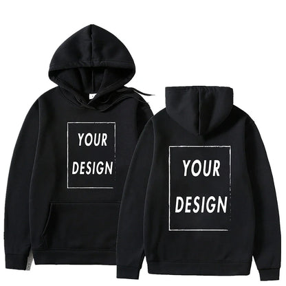 Your Own Design Brand Logo/Picture Personalized Custom Anywhere Men Women DIY Hoodies Sweatshirt Casual Hoody Fashion New