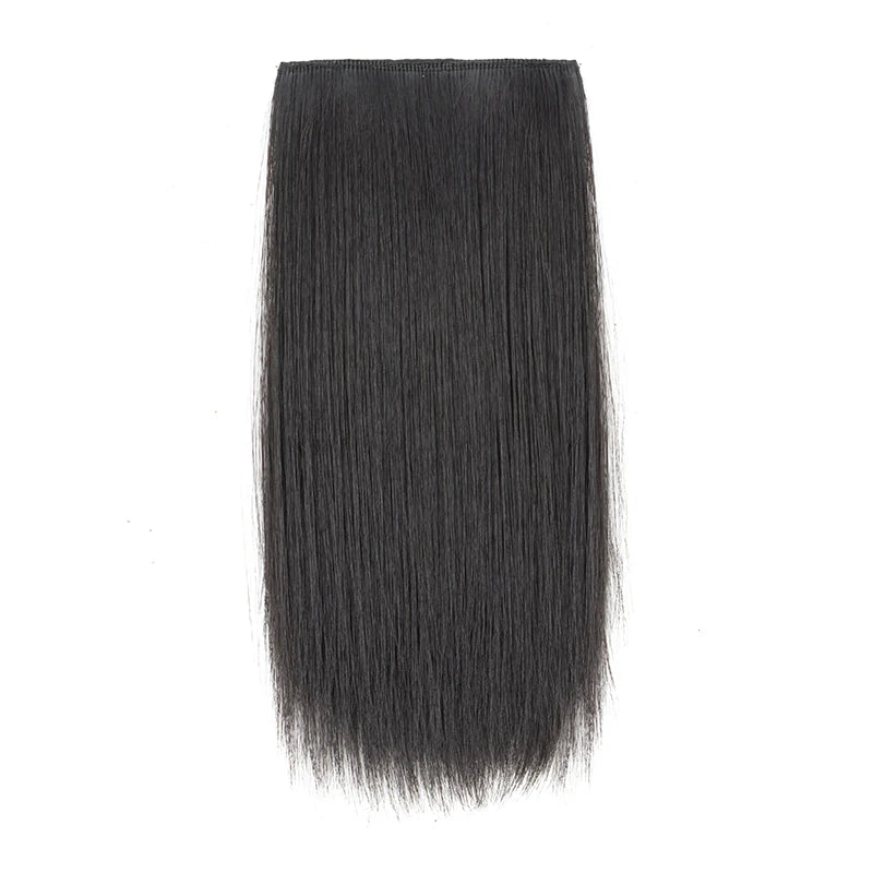 Synthetic 10/20/30cm Short Straight Hair Pieces Invisible Clip in Hair Top Side Cover Hair Accessories for Women