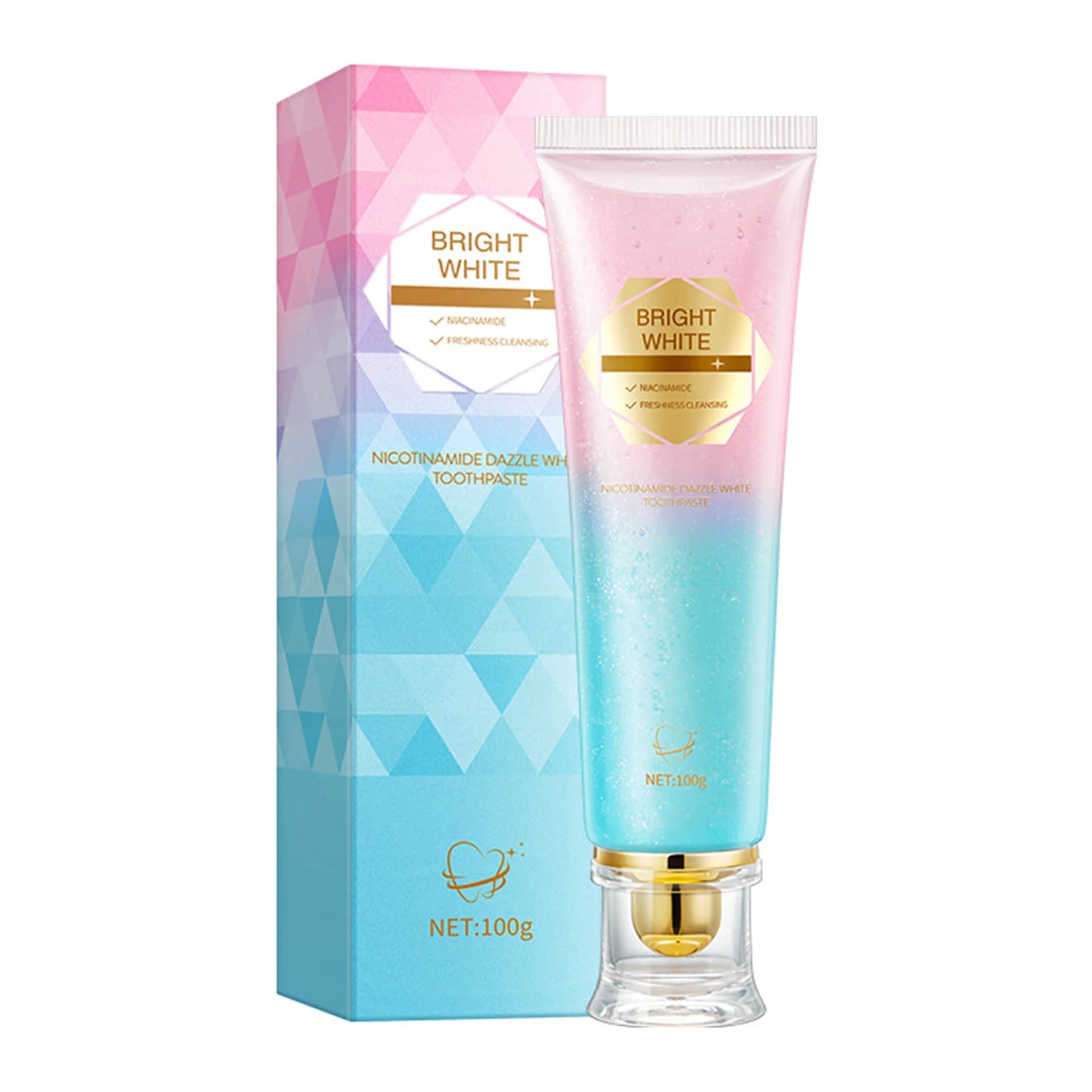 Niacinamide Whitening Toothpaste Intensive Whitens Teeth Protects Enamel Removes Stains & Refreshes Breath Daily Oral Care