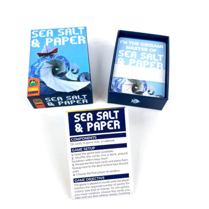 Sea Salt and Paper EXTRA SAL English Family and Party, Funny Table Game, Friends Entertainment, Strategy Game