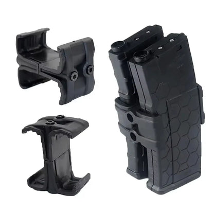DEZITION Tactical Rifle Gun Mag Parallel Connector For M4 AR-15 Double Magazine Coupler Connector Clip Hunting Accessories