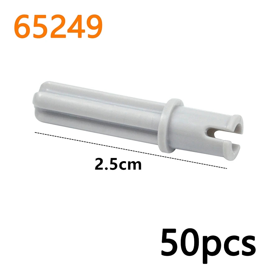 MOC Bolt Pin with Friction Peg Cross Axle Technical Building Blocks DIY Connector Bricks Compatible 2780 3673 77765 32556  32054