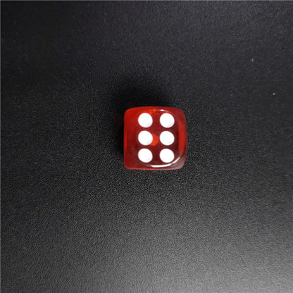 100Pcs/Lot 14mm 10Colors Transparent Dice Acrylic Rounded Corner Drinking Dice Nightclub Bars KTV Entertainment Dice Set Toys