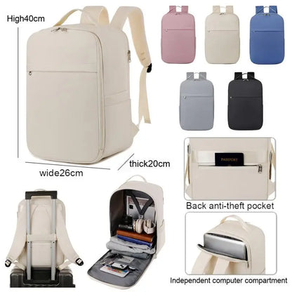 New Business Backpack - Fits 14"/15" Laptops, Great for Short Trips. Colorful, Cabin-Approved. Unisex, Stylish & Practical