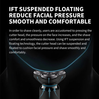 XIAOMI MIJIA S500 Electric Shaver Dry Wet Shaving Triple Blade Trimmer Beard Floating Head Men's Shaver Electric Razors Machine