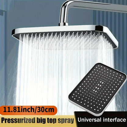 14 Inch new High Pressure Top Spray Rain Shower Head Larger Flow Supercharge Rainfall Showerhead 360¡ã Swivel Water Saving