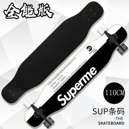 Beginner skateboard maple longboard adult street professional transportation four-wheel road board youth skateboard