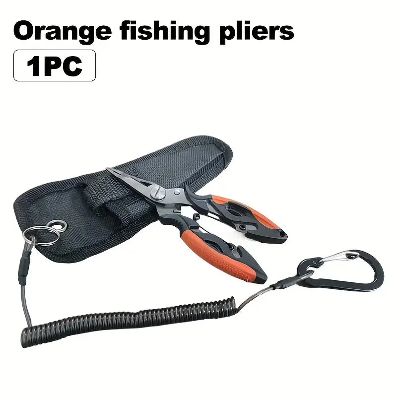 New Multifunctional Fishing Pliers Accessories 420 Stainless Steel Body Scissors Line Cutter Hooks Remover Outdoor Fishing Tools