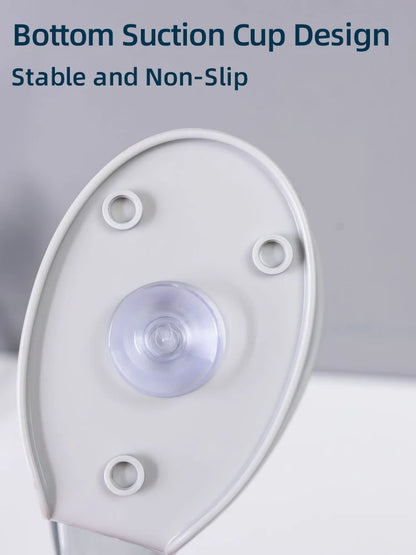 Multifunctional Drainage Soap Dish with Detachable Base, ABS + PS + Silicone, Grey/Blue, for Bathroom & Kitchen