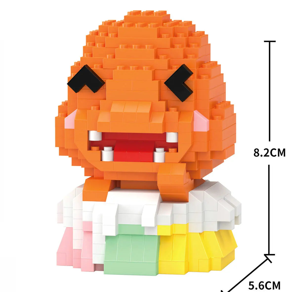 DIY Pokemon Blöcke Kleine Cartoon Mini Baustein Pikachu Charizard Eevee Mewtwo Anime Montieren Action Modell Puppen Spielzeug 