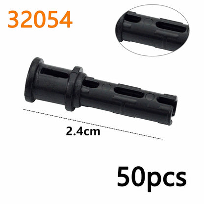 MOC Bolt Pin with Friction Peg Cross Axle Technical Building Blocks DIY Connector Bricks Compatible 2780 3673 77765 32556  32054