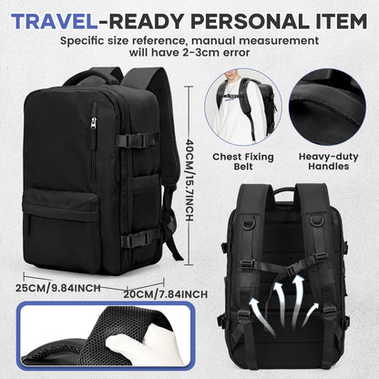 Vacuum Compression Travel Backpack - Large Capacity Foldable Hiking Bag Lightweight Laptop Bag,Essential Outdoor Travel Backpack