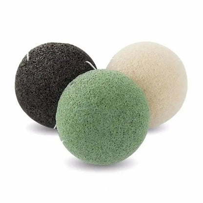 1/3/5/10PCS Konjac Sponge Beauty Essentials 100% Natural Konjac Puff Facial Pore Cleaner Washing Sponge Face Skin Care Tools