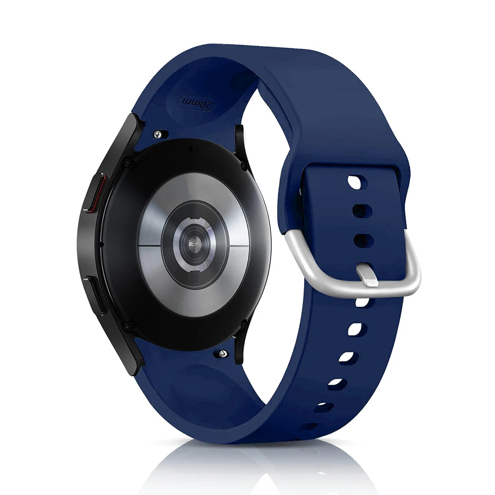 Silicone Strap For Samsung Galaxy Watch 7 6 5 4 44mm 40mm pro 45mm Sport 20mm Watchband Bracelet Galaxy Watch6 Classic 43mm 47mm