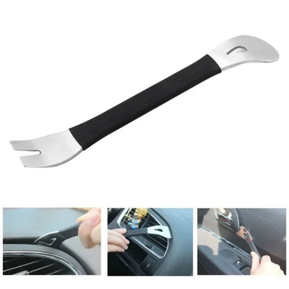 ZEXEF Stainless Steel Buckle Pry for Car Door Rod Plate Removal of Navigation Center Driver Interior Bar Panel Tool Puncher