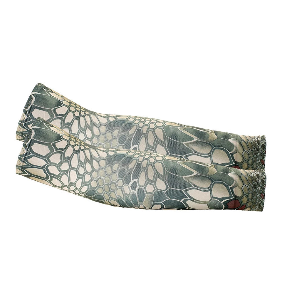 GTUBIKE 2Pcs Unisex Cooling Arm Sleeves Cover Sports Running UV Sun Protection Outdoor Fishing Cycling Sleeves for Hide Tattoos