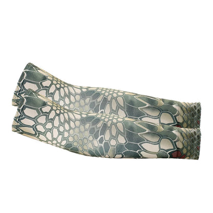 GTUBIKE 2Pcs Unisex Cooling Arm Sleeves Cover Sports Running UV Sun Protection Outdoor Fishing Cycling Sleeves for Hide Tattoos