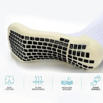 4 Pairs Anti-slip Football Socks Men Woman Non-slip Soccer Basketball Tennis Sport Socks Grip Cycling Riding Yoga Socks