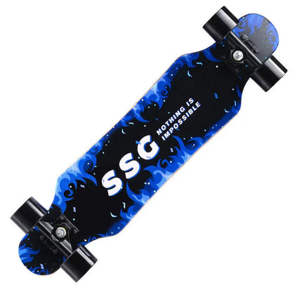 Beginner skateboard maple longboard adult street professional transportation four-wheel road board youth skateboard